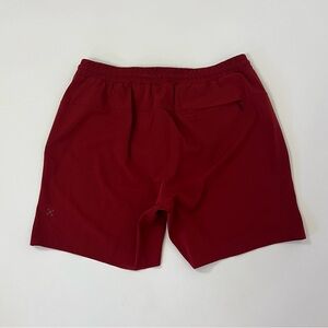 Lululemon red channel cross shorts. Size Large